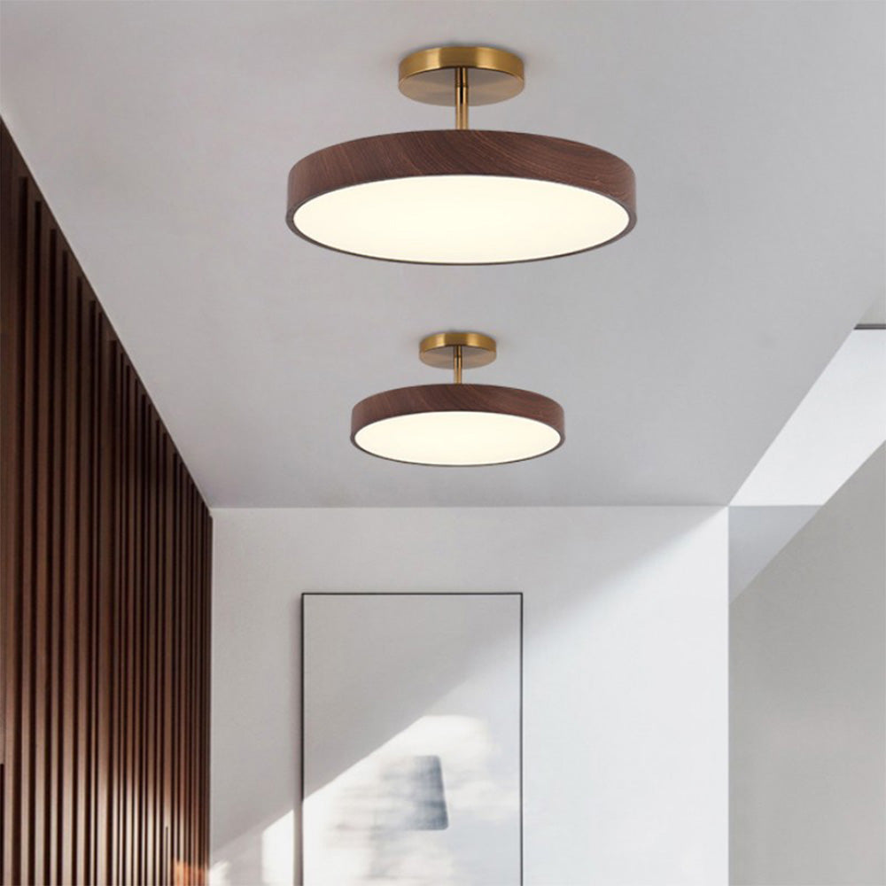 Scandinavische Plafondlamp Houtlook