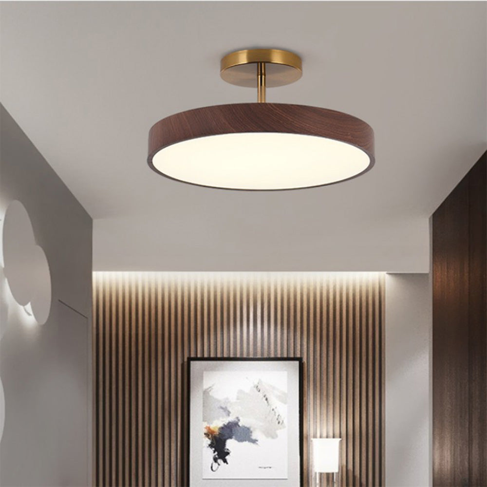 Scandinavische Plafondlamp Houtlook