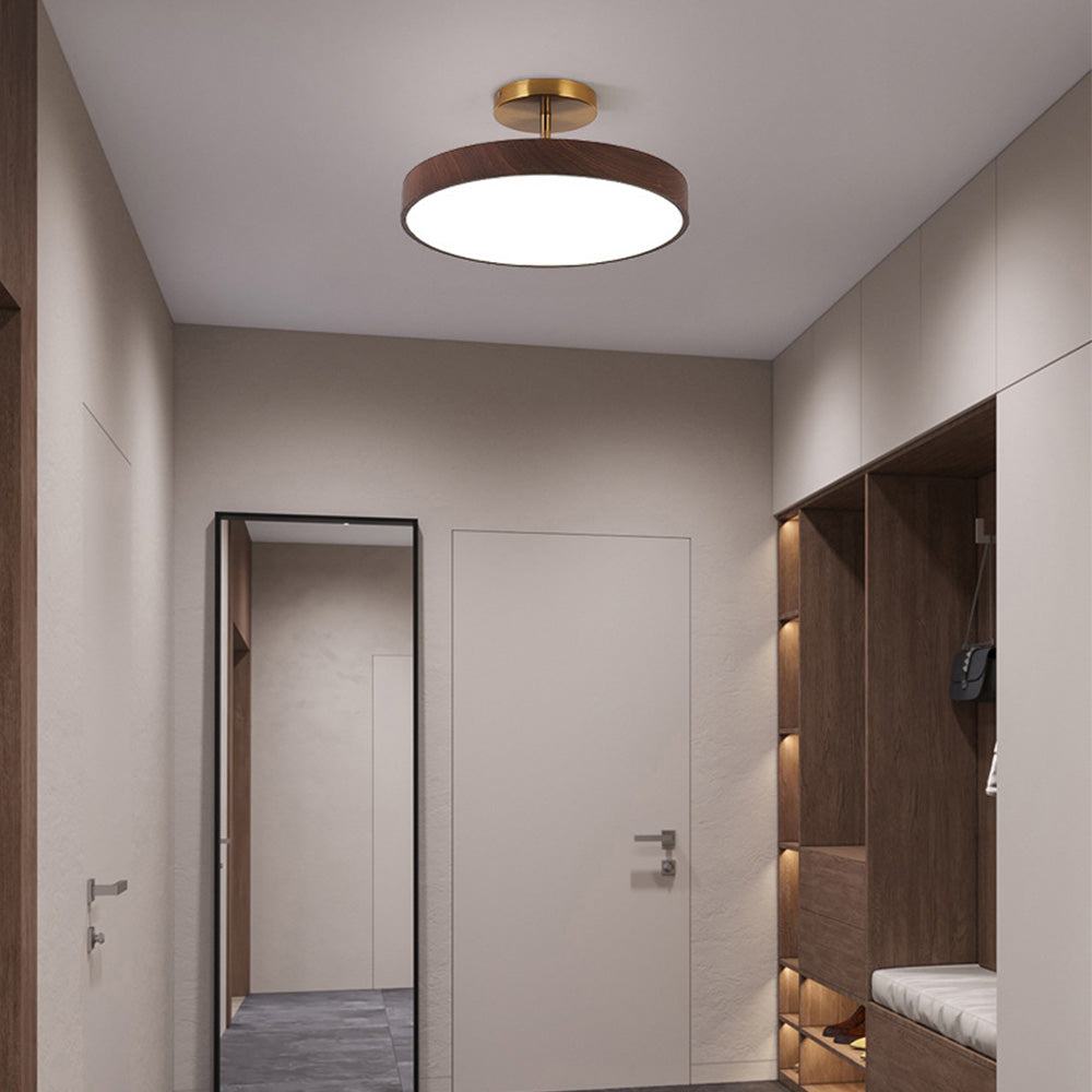 Scandinavische Plafondlamp Houtlook