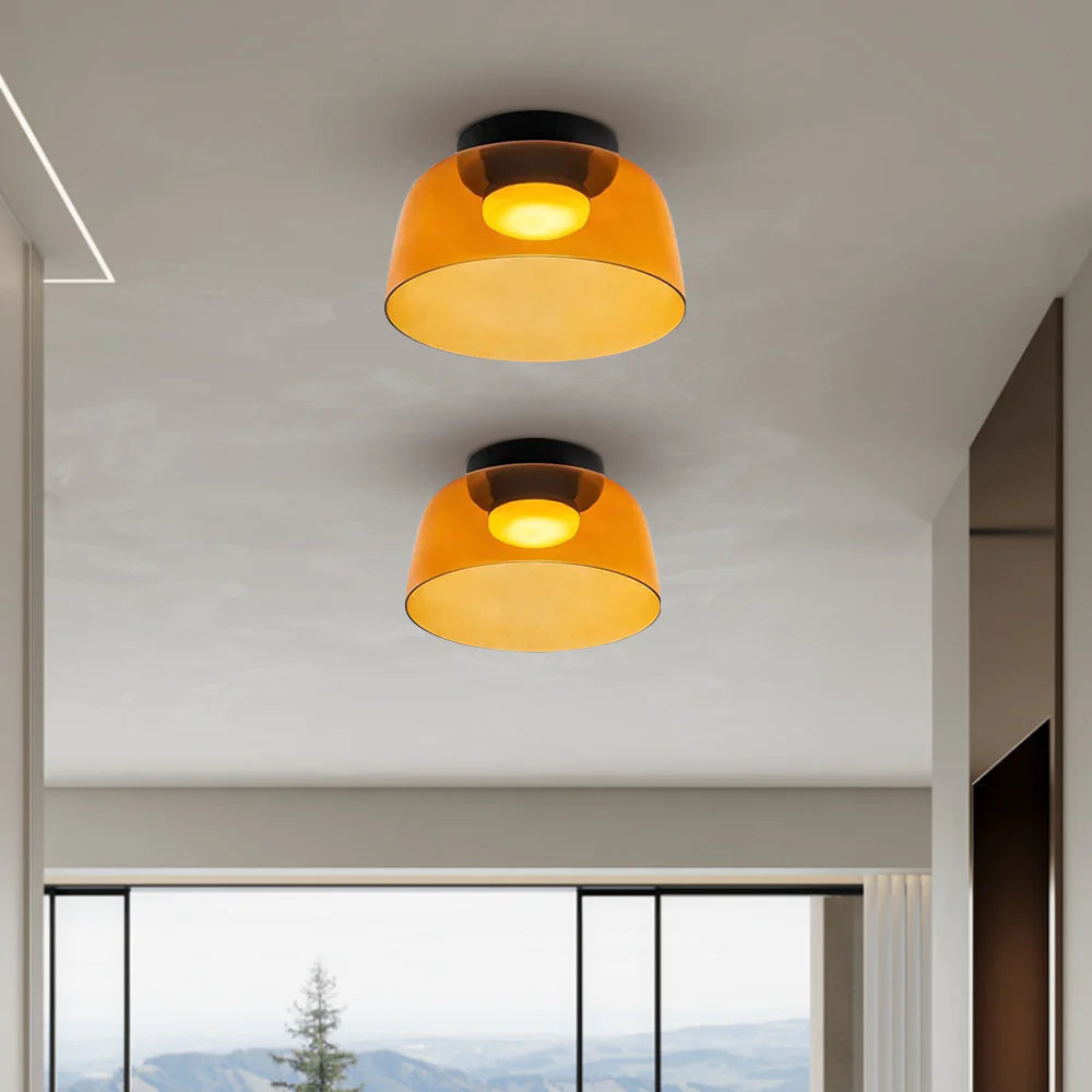 Moderne Designer Glas Plafondlamp