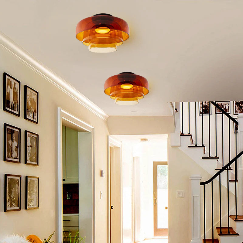Moderne Designer Glas Plafondlamp