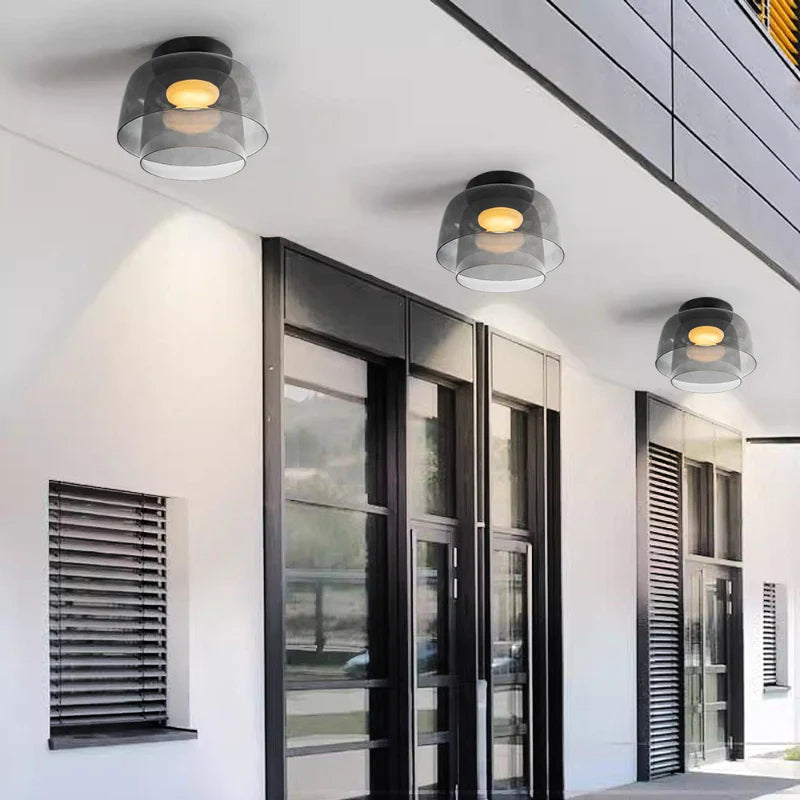 Moderne Designer Glas Plafondlamp
