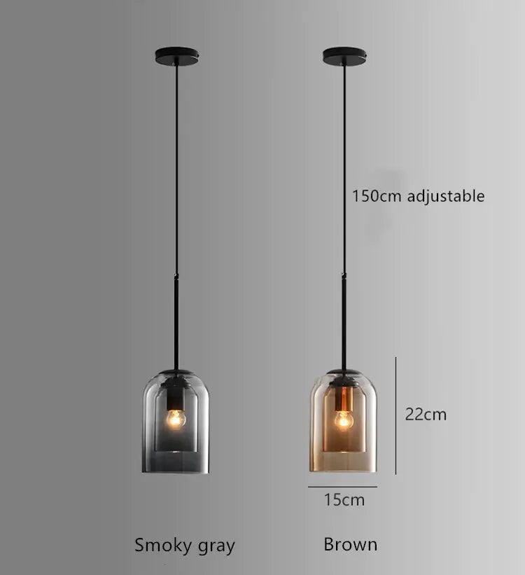 Nöro Scandinavische Glazen Hanglamp