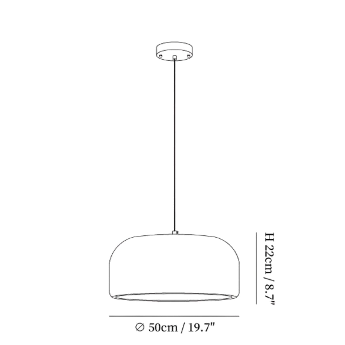 Organische Resin Hanglamp