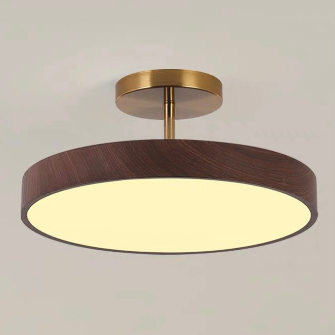 Scandinavische Plafondlamp Houtlook