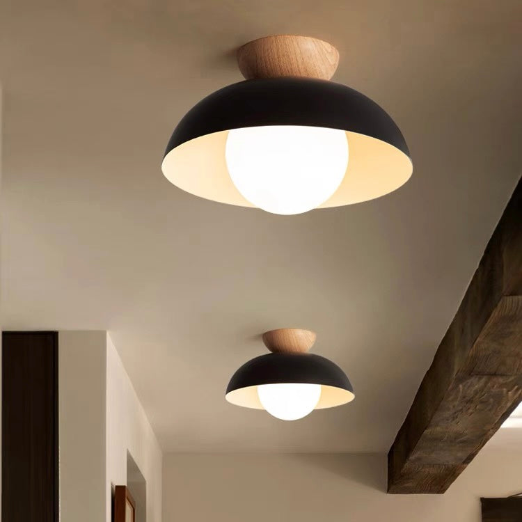 Moderne minimalistische semi-flush plafondlamp