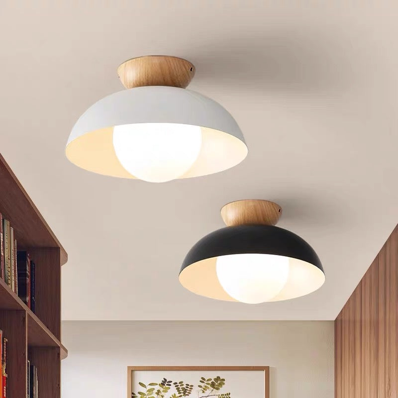 Moderne minimalistische semi-flush plafondlamp