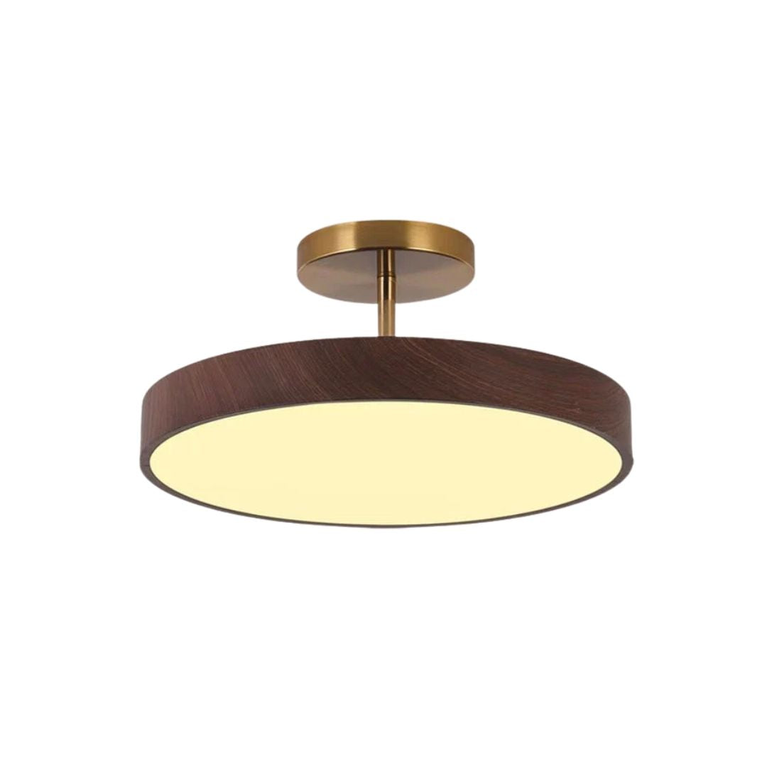 Scandinavische Plafondlamp Houtlook