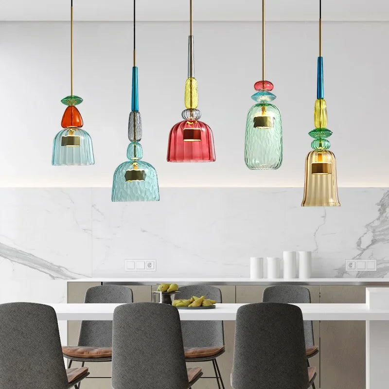 Macaron Glazen Hanglamp