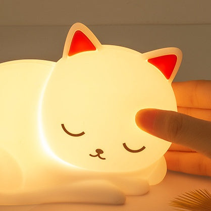 Katten Nachtlamp van Siliconen