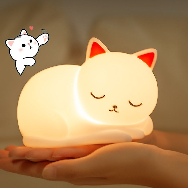Katten Nachtlamp van Siliconen
