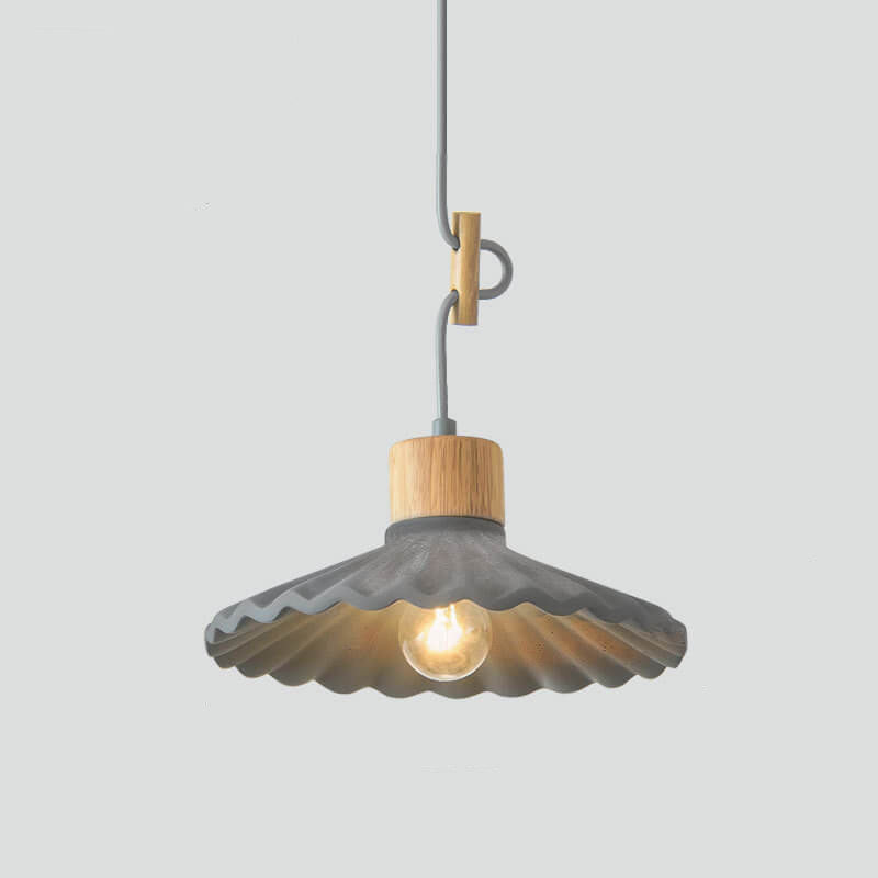 Cementen Hanglamp met Verstelbaar Snoer
