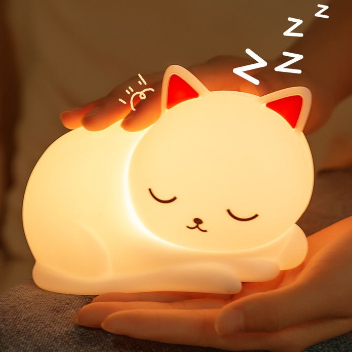 Katten Nachtlamp van Siliconen