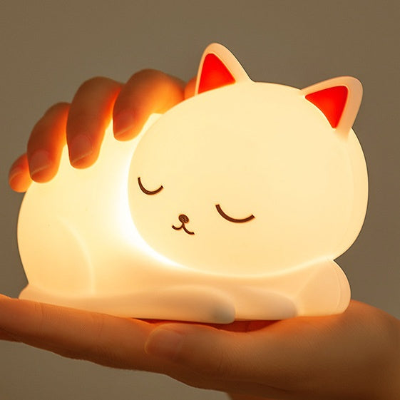 Katten Nachtlamp van Siliconen