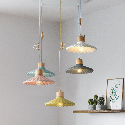 Cementen Hanglamp met Verstelbaar Snoer