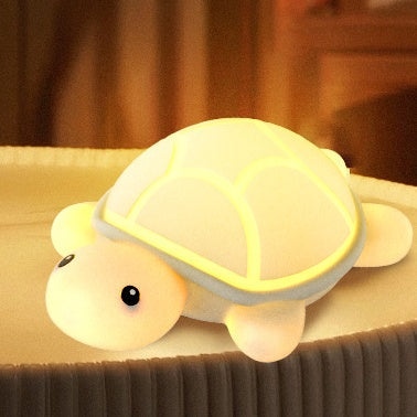 Schildpad Nachtlamp met LED en Tap-Functie