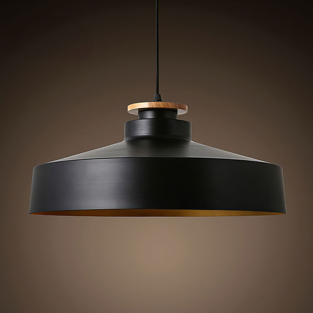 Scandinavische houten hanglamp