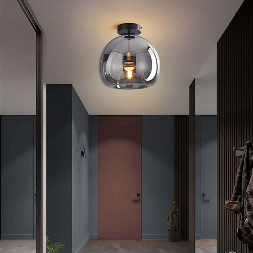 Retro Glazen Plafondlamp
