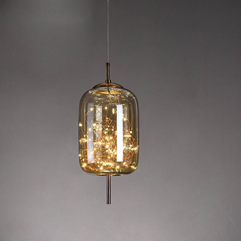 Scandinavische Glazen LED Hanglamp