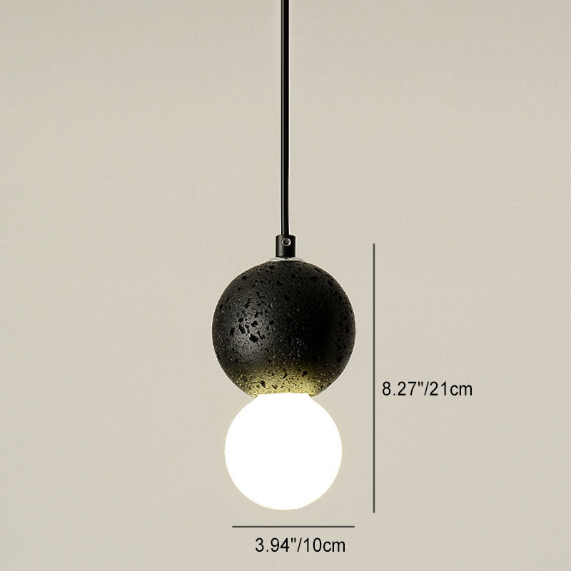 Japandi Terrazzo Hanglamp