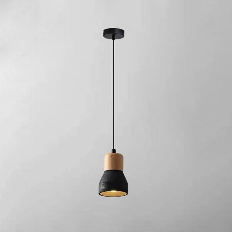 Cement & Hout Industriële Hanglamp