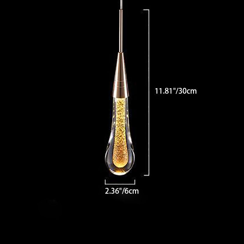 Gouden Scandinavische LED hanglamp