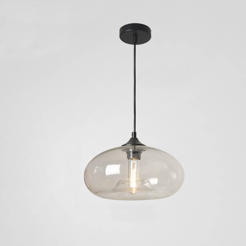 Industriële Glazen Hanglamp Ø28 cm