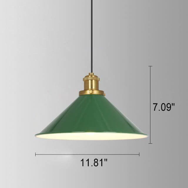 Industriële Elegante Groene Hanglamp