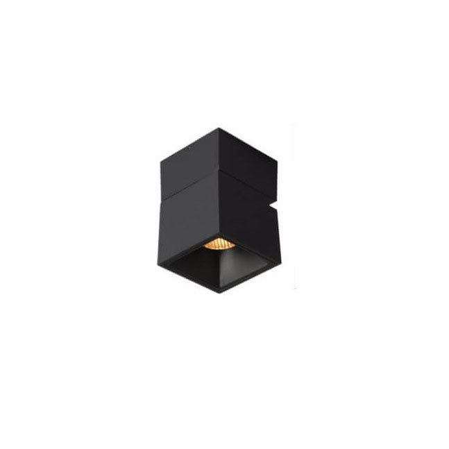 Moderne aluminium semi-flush mount plafondlamp