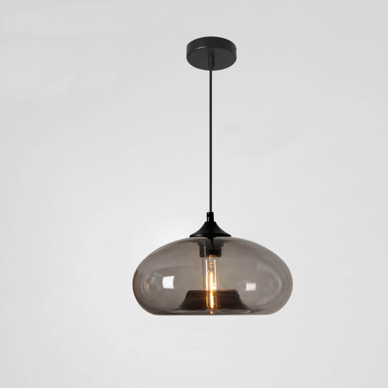 Industriële Glazen Hanglamp Ø28 cm