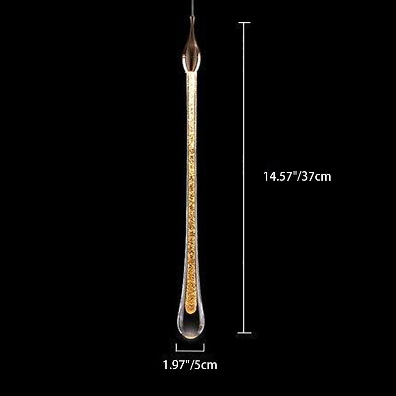 Gouden Scandinavische LED hanglamp