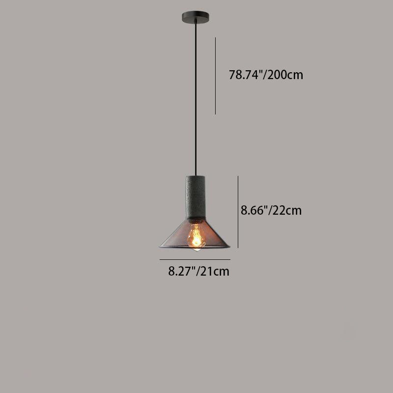 Industriële Smokey Plafondlamp