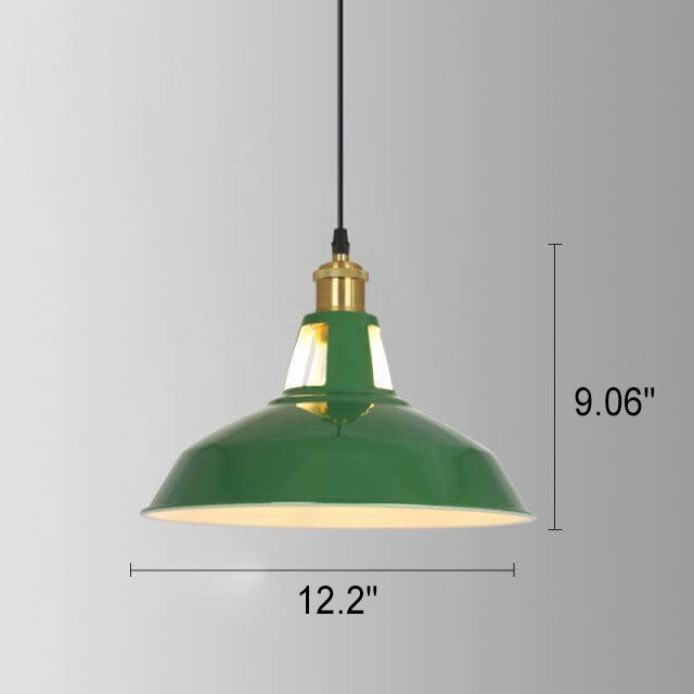 Industriële Elegante Groene Hanglamp