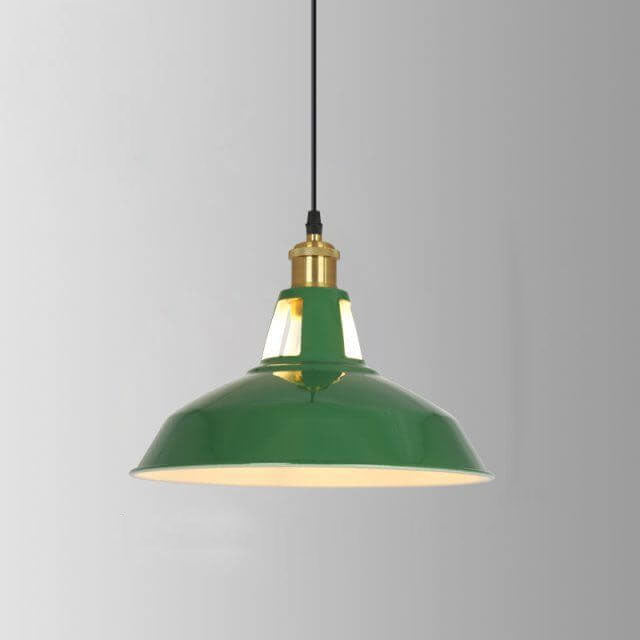 Industriële Elegante Groene Hanglamp