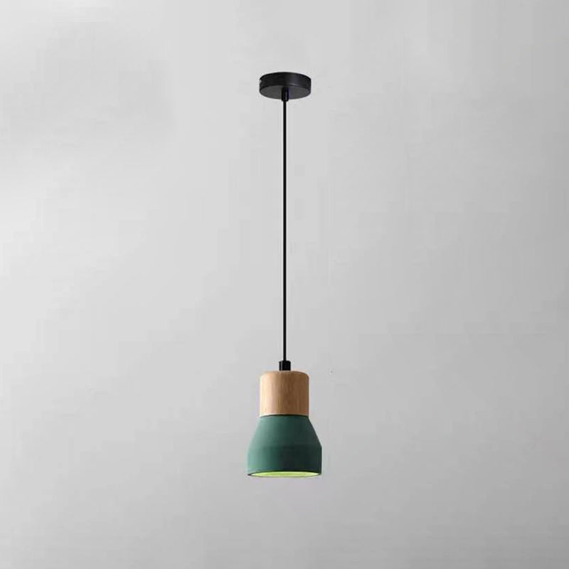 Cement & Hout Industriële Hanglamp
