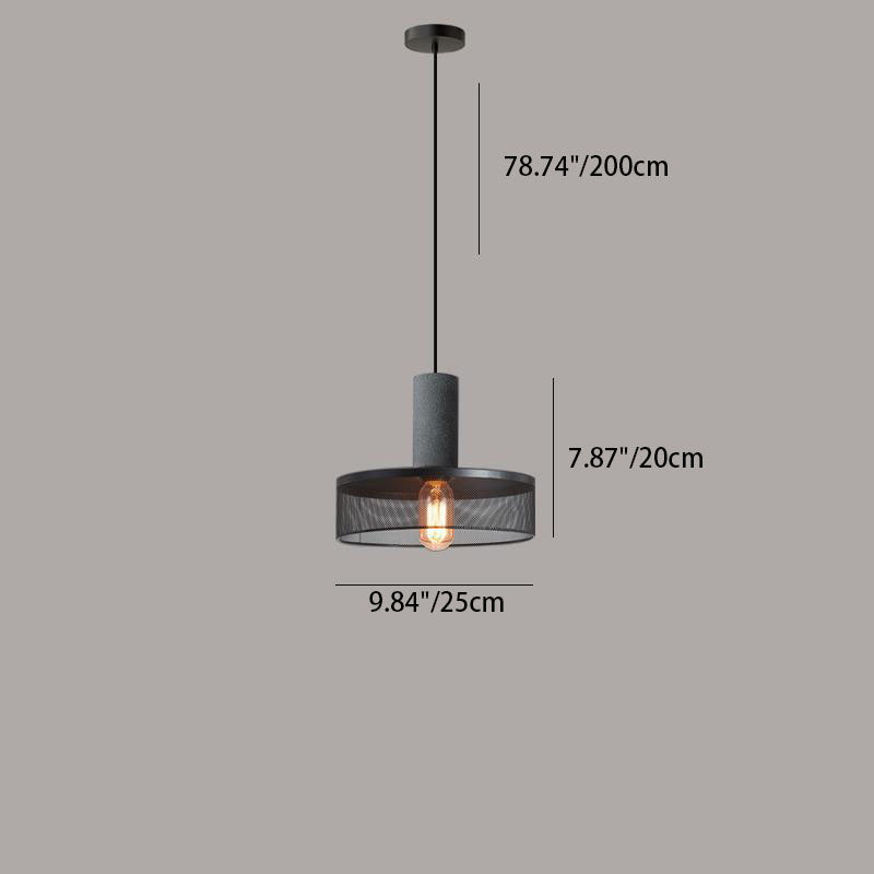 Industriële Smokey Plafondlamp