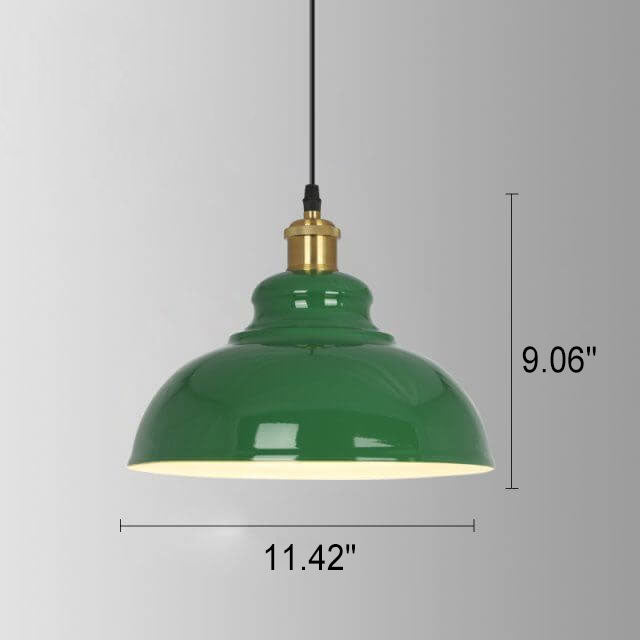 Industriële Elegante Groene Hanglamp