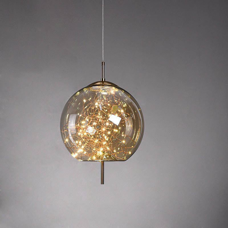 Scandinavische Glazen LED Hanglamp