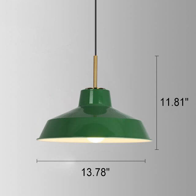 Industriële Elegante Groene Hanglamp