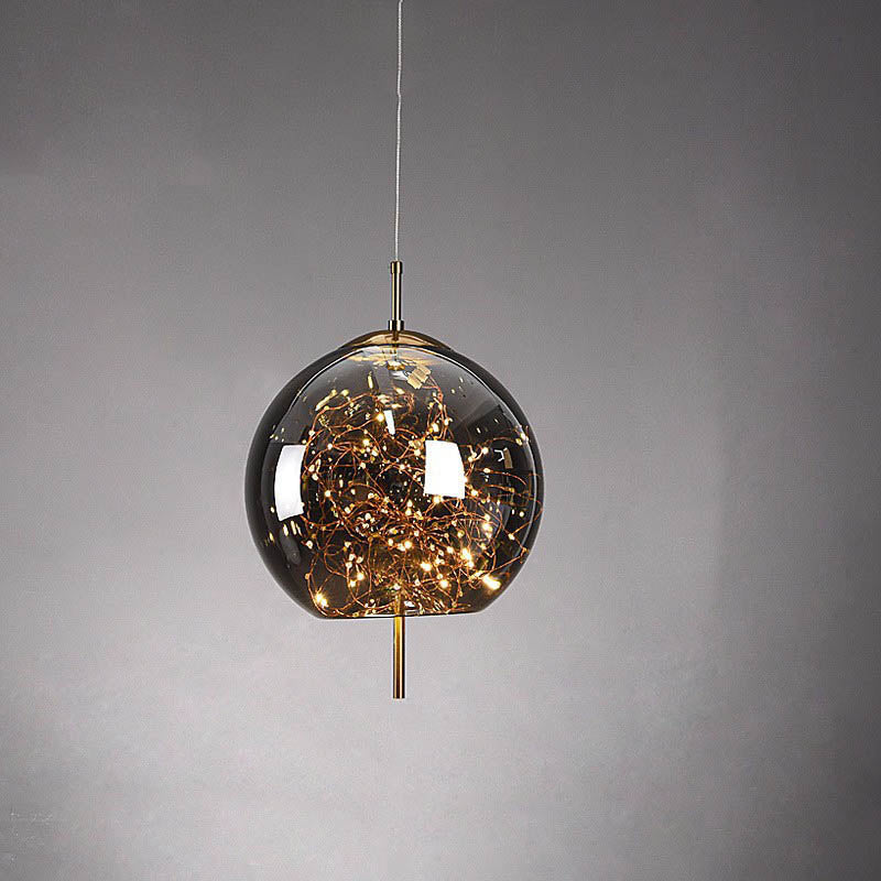 Scandinavische Glazen LED Hanglamp