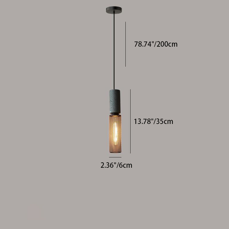Industriële Smokey Plafondlamp