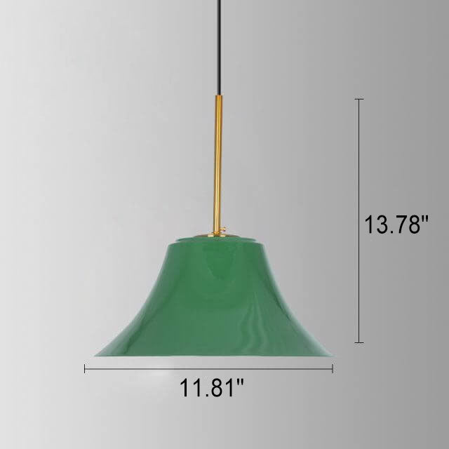Industriële Elegante Groene Hanglamp
