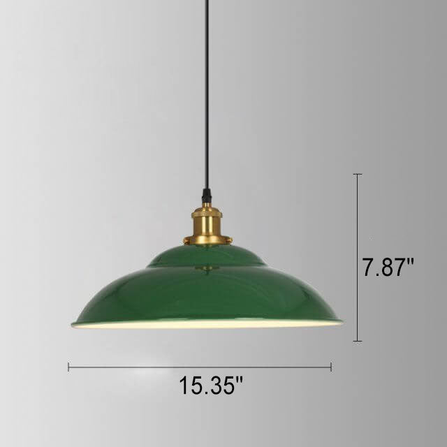 Industriële Elegante Groene Hanglamp
