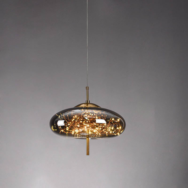 Scandinavische Glazen LED Hanglamp