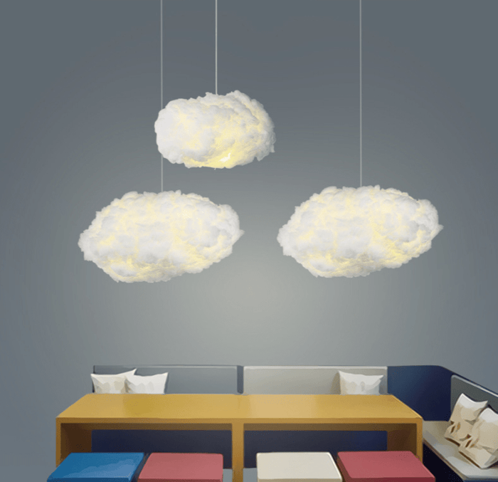 Wolken Hanglamp van Katoen