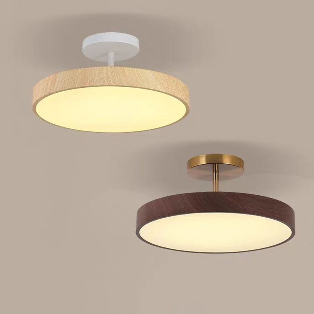 Scandinavische Plafondlamp Houtlook