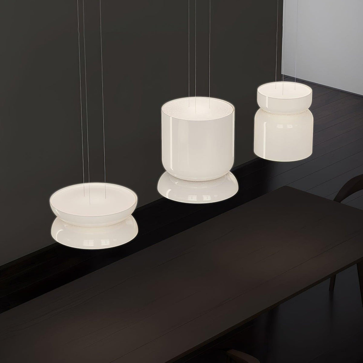 Moderne Glazen LED Hanglamp