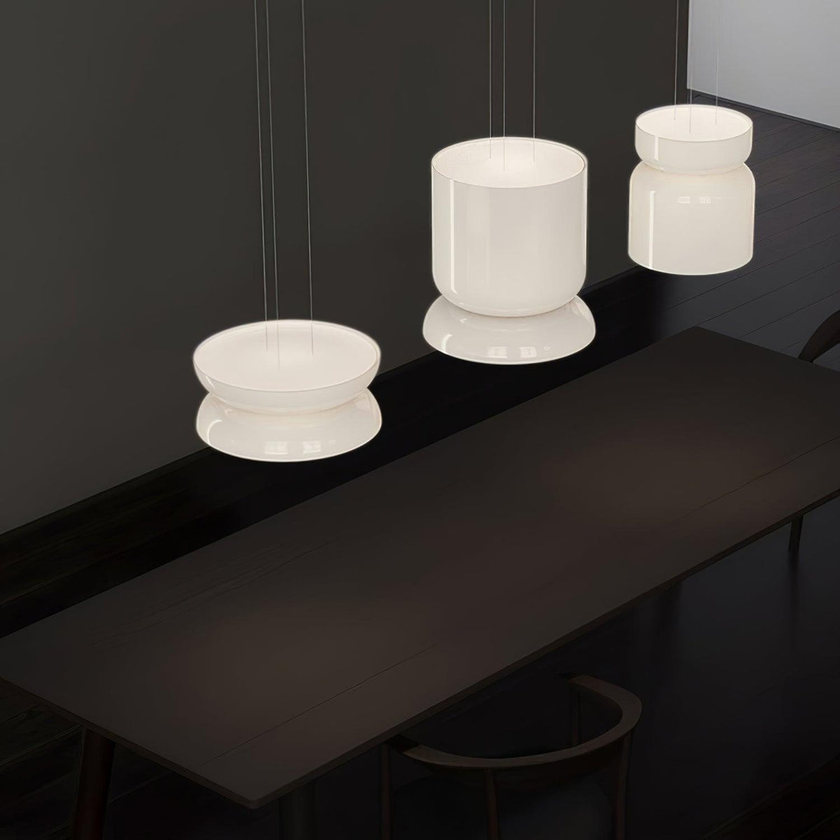 Moderne Glazen LED Hanglamp