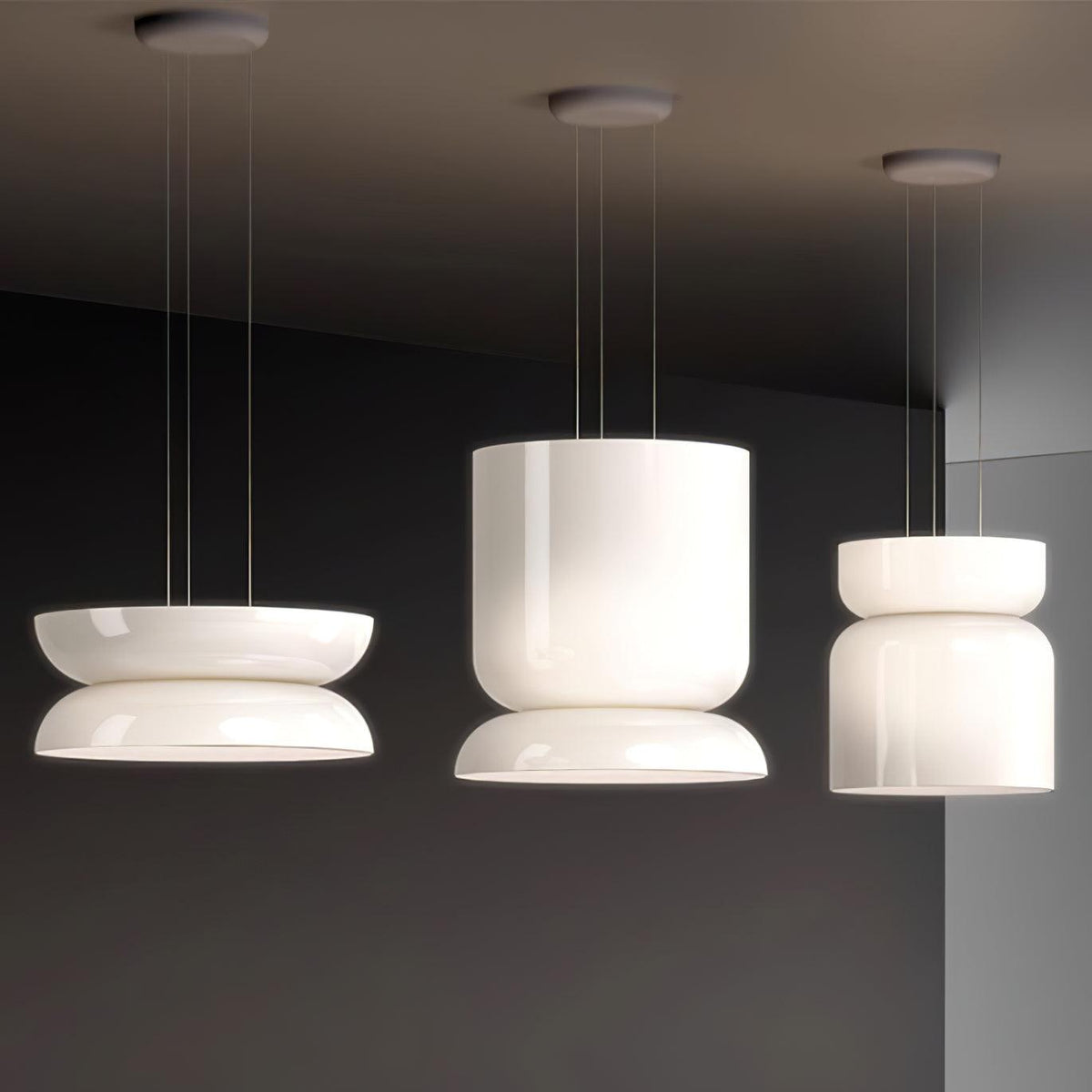 Moderne Glazen LED Hanglamp