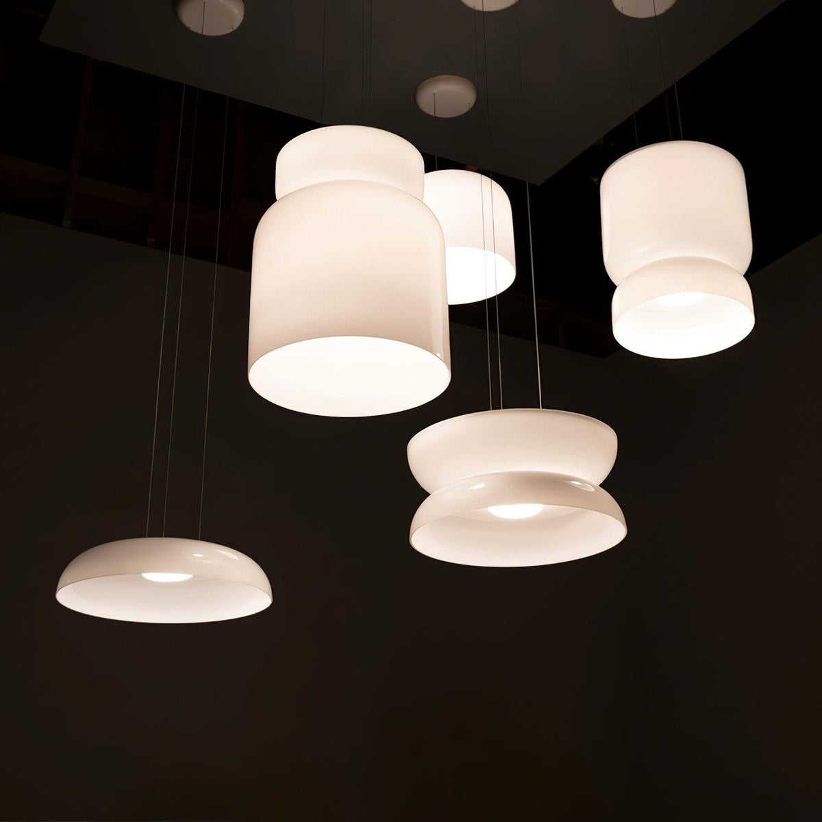 Moderne Glazen LED Hanglamp